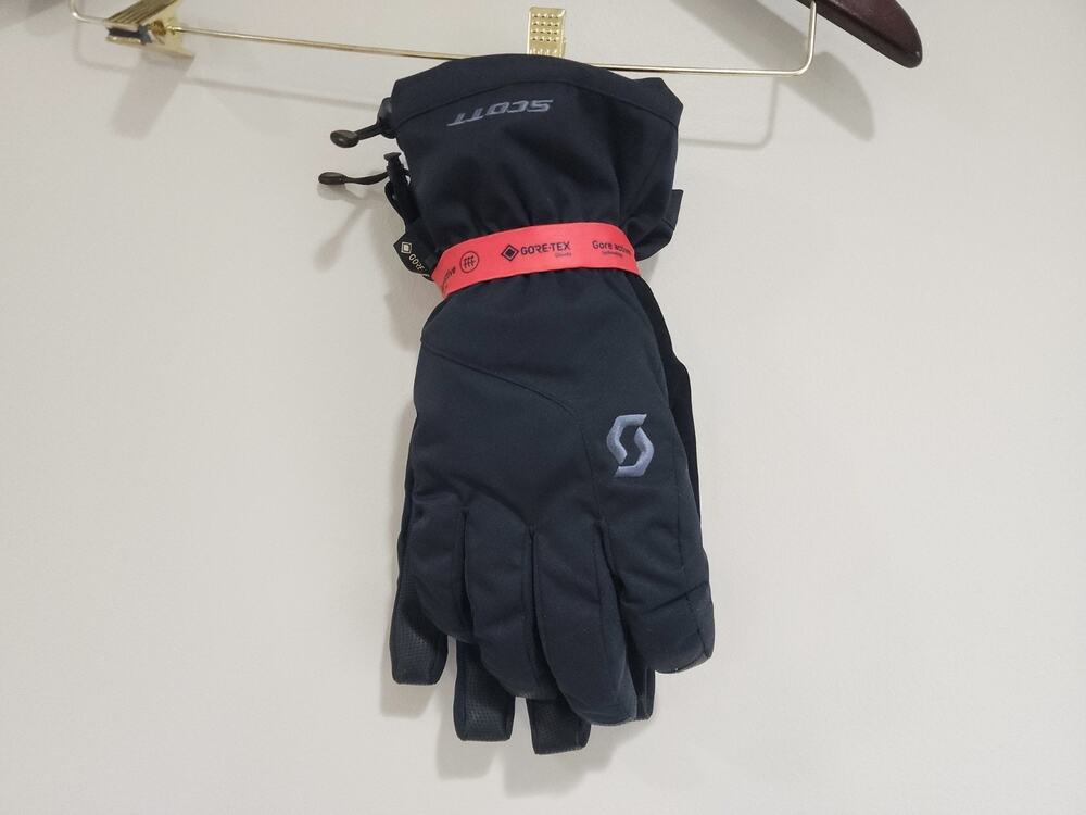 SCOTT Ultimate GTX Ski & Snowboarding Glove Mens M Black Fleece Lined Waterproof